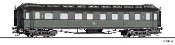 Tillig 12004 - TT - Personenwagen B4ü, 2. Klasse, DR, Ep. III